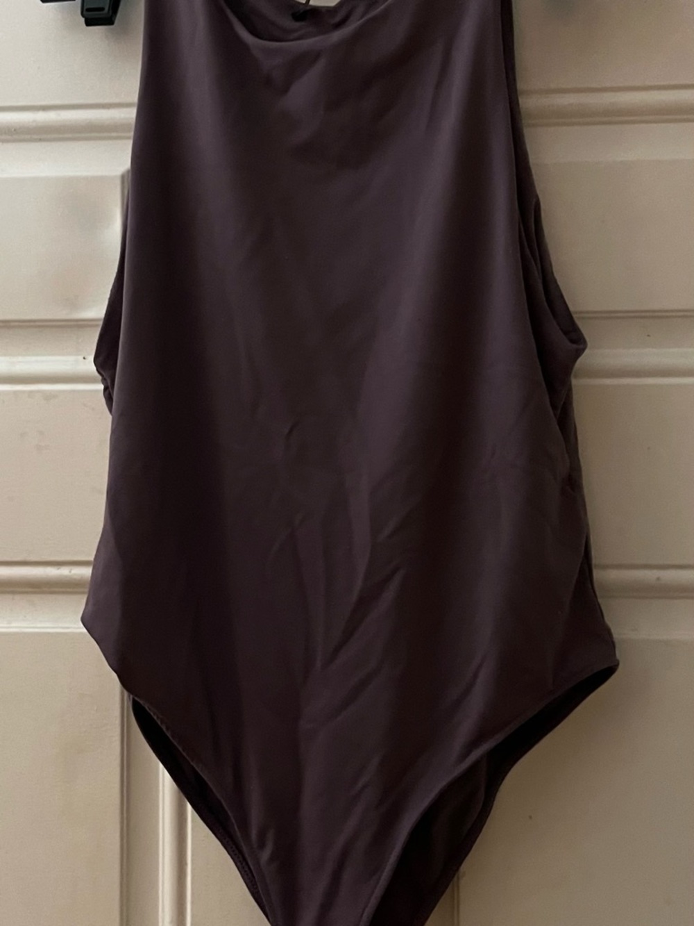 ZARA Women's Purple One Piece Bodysuit EUR L US L MEX 30 Solid